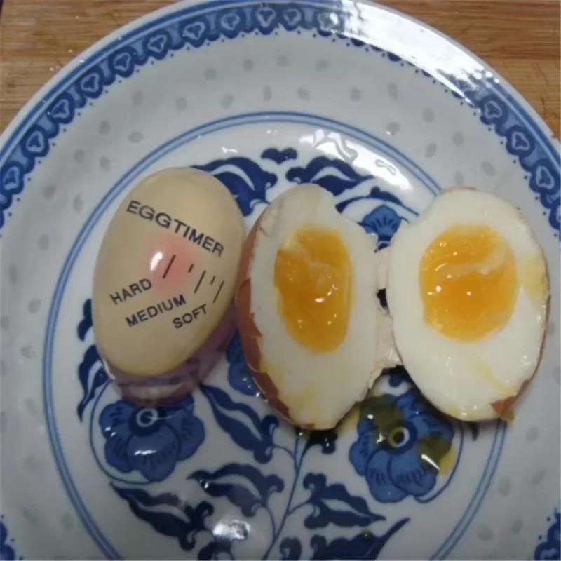 Egg Timer Kitchen Electronics Gadgets Color Eggs Cooking Changing Yummy Soft Hard Boiled Eco-Friendly Resin Red Timer Tools3