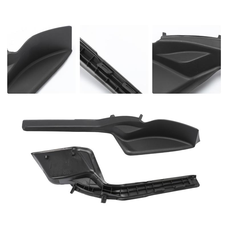 2Pcs Front Windshield Wiper Side Cowl Extension Cover Trim For 2020 2021 2022 Toyota RAV4