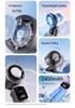 Foldable Handheld Neck Fan with Turbo Cooling and Ice Pack
