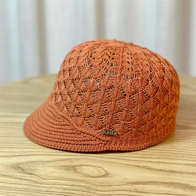 Unique Round Top Large Brim Black Fisherman Hat For Women Sun Protection