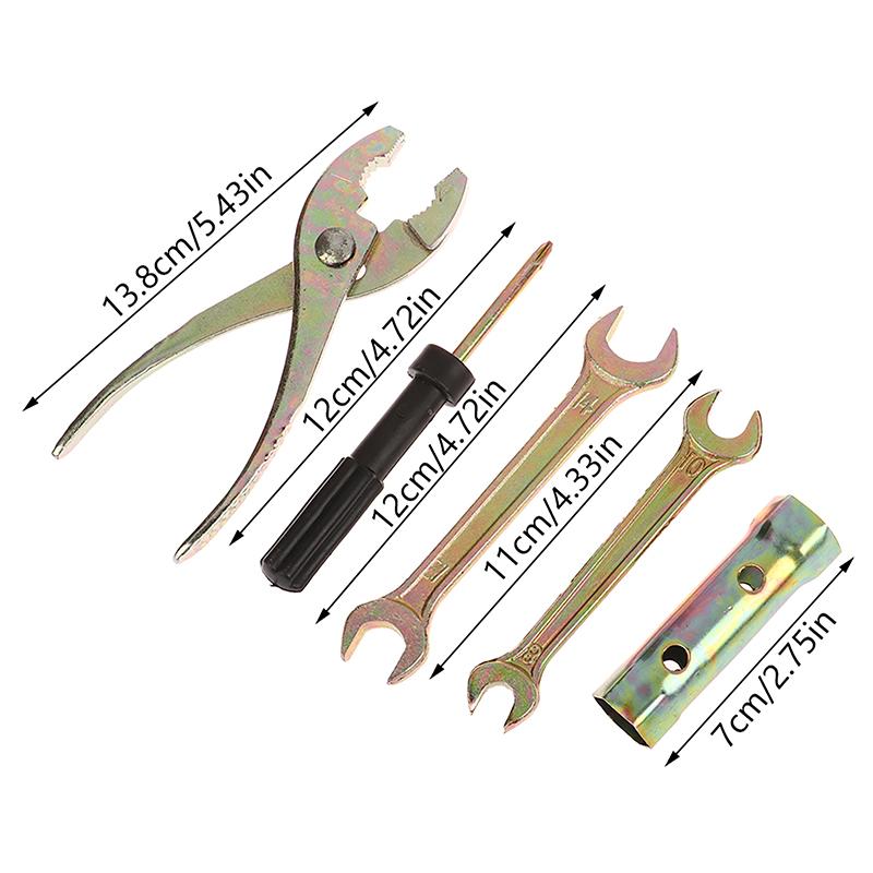 1 set de instrumente universale pentru repararea motocicletei, instrumente de cheie pentru motociclete, șurubelniță, manșon, clești, chei, accesorii