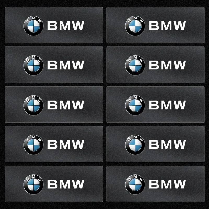 10Pcs PVC Car Door Handle Badge Protector Decal Wiper Sticker for Bmw Performance E46 E90 E60 F10 F30 E39 E36 E87 G30 E92 M
