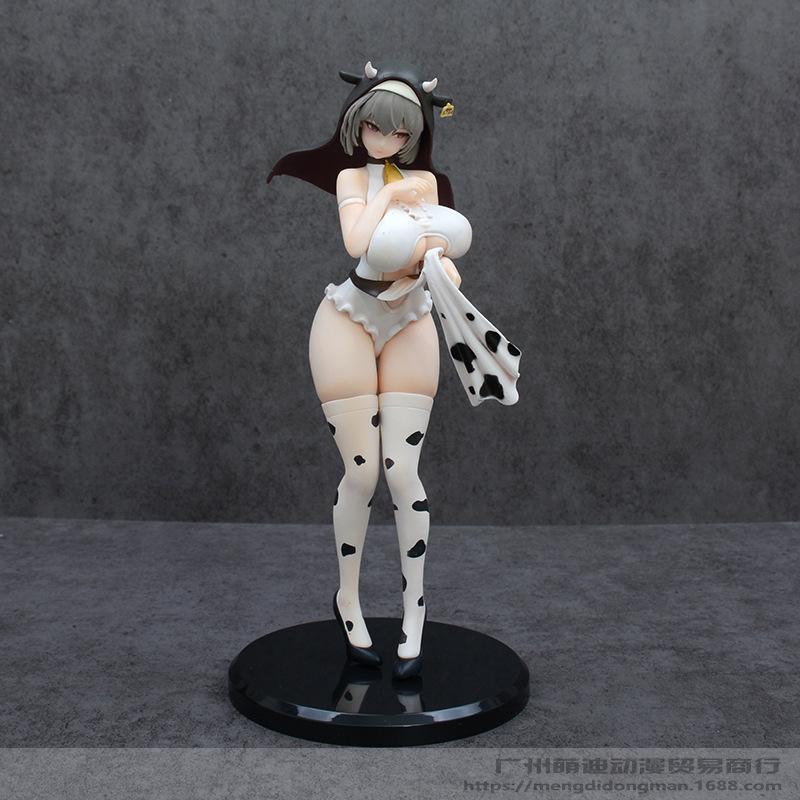 

New Oko Cow Nun Standing Ver Anime Figure Cute Bishoujo Collectible Model Case Desktop Decor Birthday Gift Fans PC for Poseable Articulated Scale