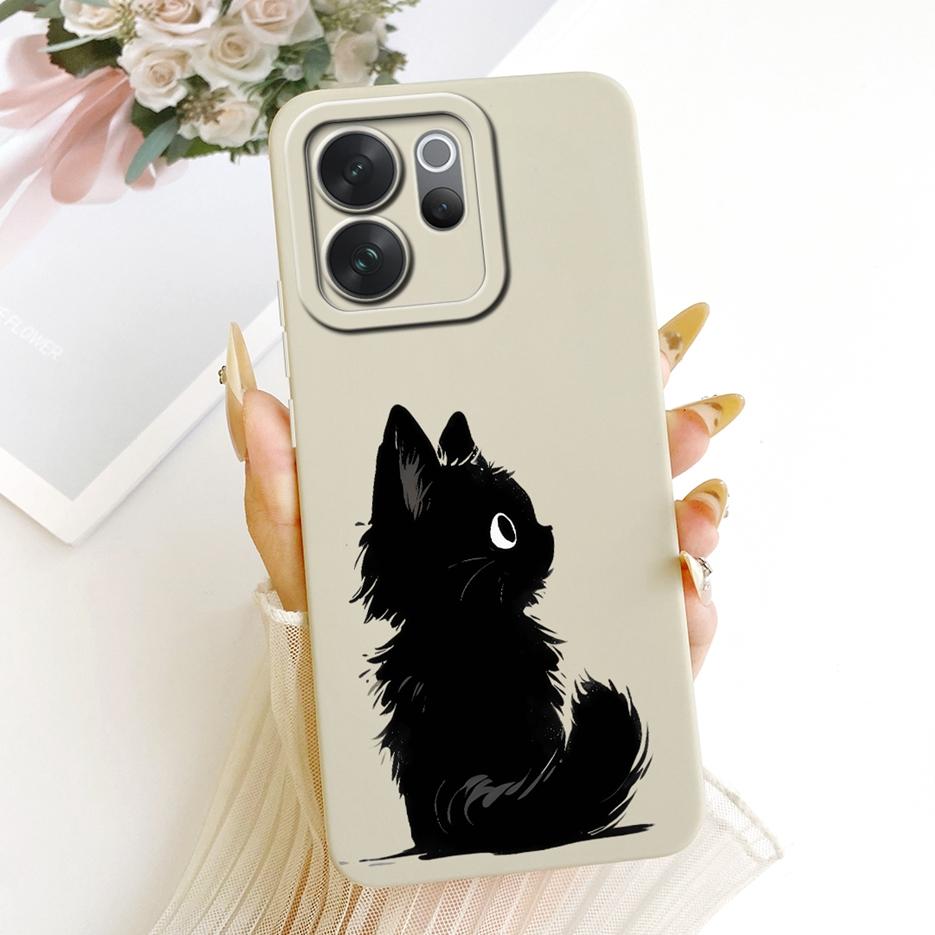 For Vivo V70 Case V2538 Cute Cat Panda Painted Cover Soft TPU Phone Case For Vivo V70 Elite V2548 Vivo V70 FE V70FE V2550 Fundas