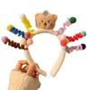 Adorable Bear Headband for Toothbrushing and Face Washing - Cute Cookie Hair Accessory with Hair Clip