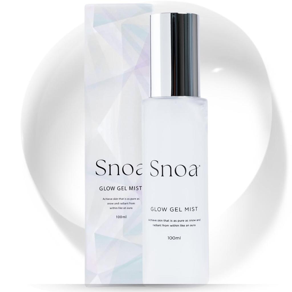 Snoa GLOW Gel Mist LHA-infused Toner [Pore SmoothingExfoliation No. 1] Peeling, Pore Cleansing, Blackhead Removal, Dry Skin, Sensitive Skin (100ml)