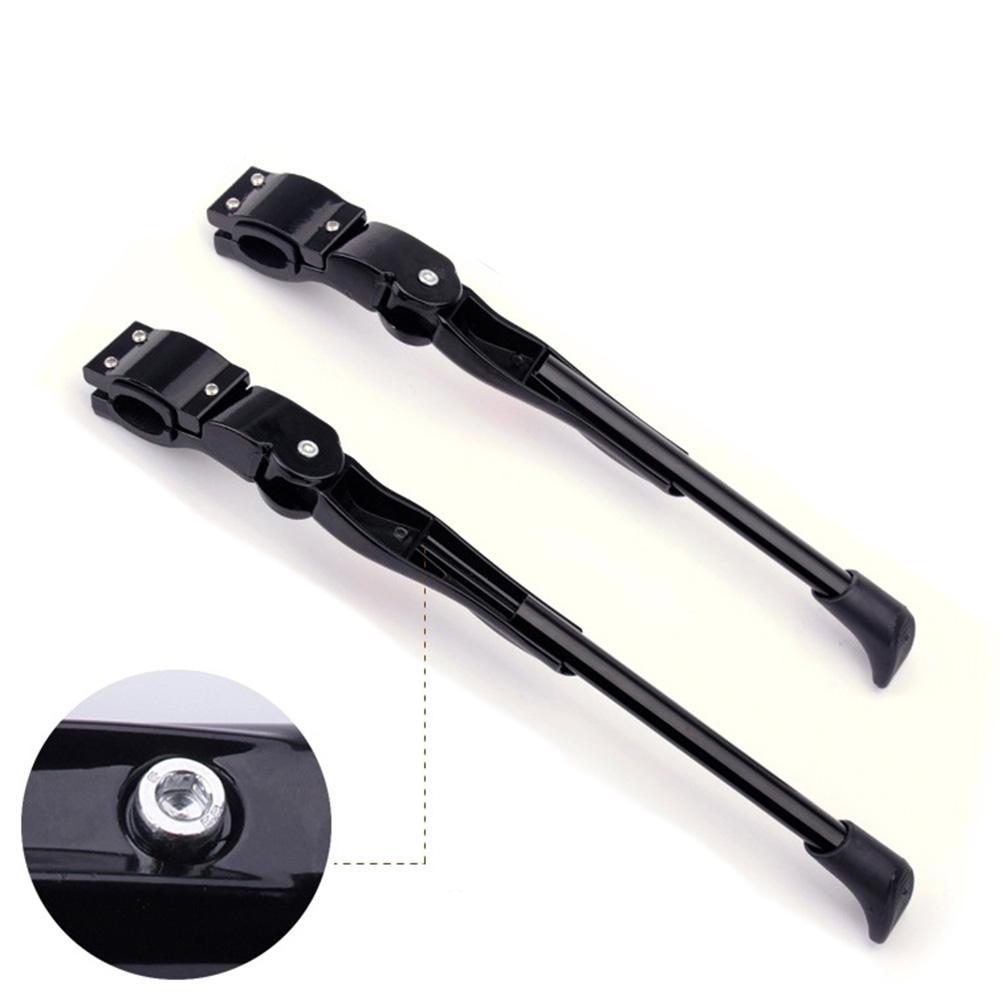 Aluminium Adjustable Mountain Road Bike Bicycle Cycling Kick Stand Foot Parking Support(Black)