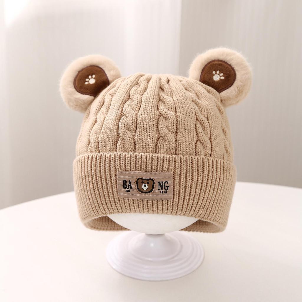 Super Adorable Knit Wool Baby Hat with Ear Protection for Autumn/Winter - Unisex for Infants & Toddlers.