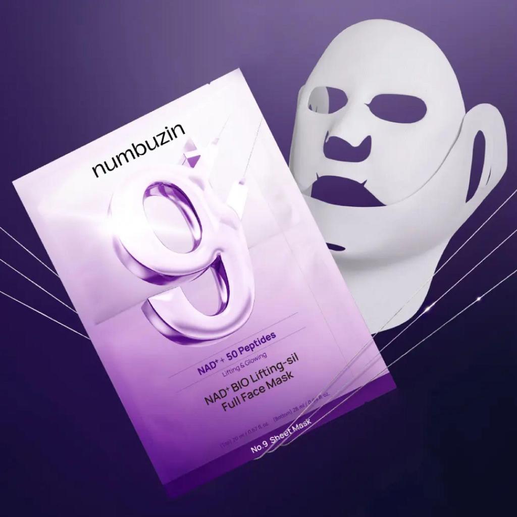 NUMBUZIN No. 9 NAD Bio Lifting-sil Full Face Pack Sheet 4ea X 2