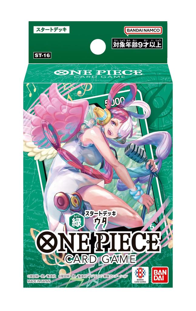 BANDAI ONE PIECE Card Game Starter Deck Green Uta [ST-16]