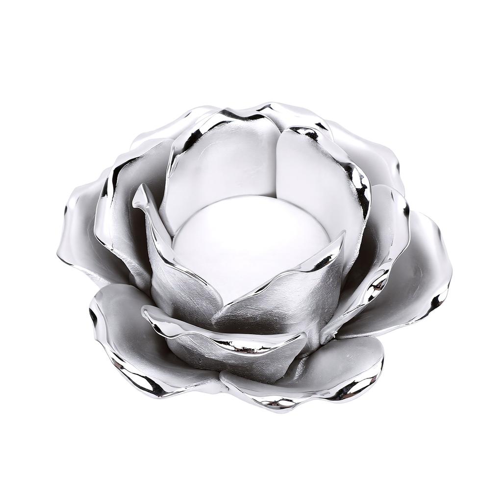 Flower Tealight Candle Holder Decorative Candlestick Stand Table Decor for Home Wedding Party