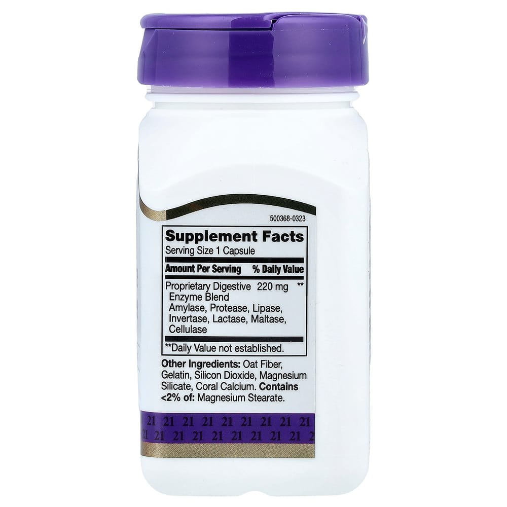 21st Century Sentry Digestive Enzymes, 60 Capsules