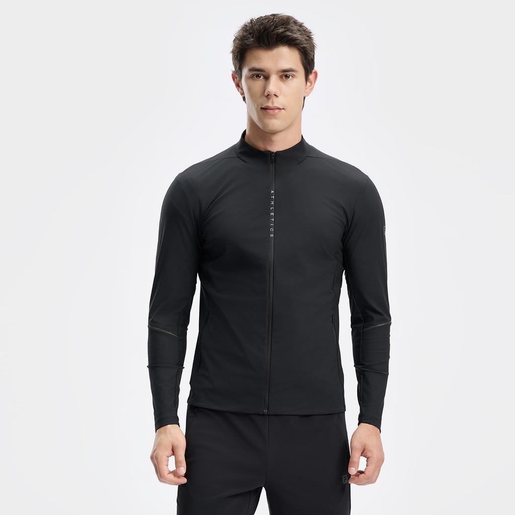 New FILA Athletics Jacket Men's Pitch Black A11M431506FBK