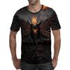 Men T Shirt Spirit Anime 3D Fluorescent Angel Print T Shirt Unisex-Adult Hipster 3D T Shirts