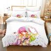 3D Print Anime No Game No Life Bedding Set Cute Quilt Cover Bed Cover With Pillowcase Twin Single Queen King Size Boys Adult