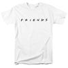 Friends Logo Mens T Shirt White Officially Licensed