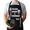 Aprons for Men, Mens Apron, Funny Chef Aprons for Men, Mr. Good Lookin' is Cookin’, Use for BBQ Grill Father's Day and Husband Birthday Gifts for