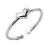 [Copper] Minimalist Heart Open Ring - Korean Design for Women