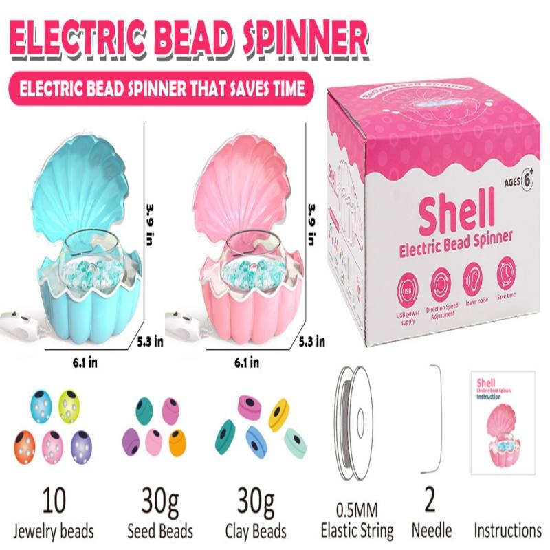Electric Shell Weaver for Children's Toy Puzzle DIY Hand Rope Bracelet Weaver Set Handmade Students Learn Sensory Games Gift