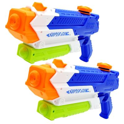 Set van 2 "Smile Guns" om Kinderen te Laten Lachen 6-8m Bereik, Perfect voor Waterspel, Zomerfeesten, Kinderen en Volwassenen, Perfect voor Strand, Bad, Zwembad en