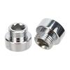 Haushahn Kupfer Nickelbeschichtet Reduzierstück 1/2"3/4" Außengewinde/Innengewinde Waschmaschinenwasserhahn Klempnerkupplung Fitting