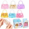 Glitter Filling Purse Fidget Toy Mini Squishy Toy Prize Box Toys  Jelly Handbag Toy