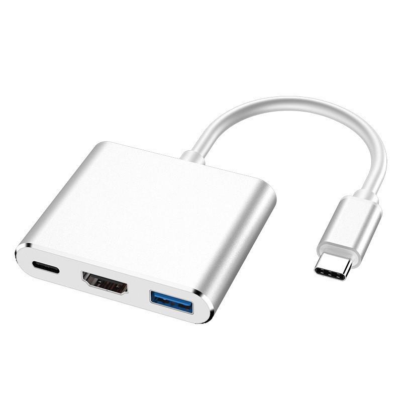 8-in-1 Expansion Dock for Apple Laptops: Multi-Port Hub with USB, Network, Type-C, and Card Reader Support