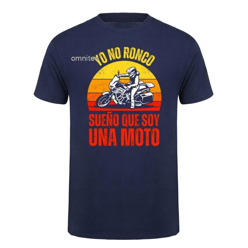 Motorcycle Biker TShirt Funny Spanish Sayings Cotton Unisex Unisex Cotton Streetwear Tee Shirt Short Sleeve Unisex Tops HJ002