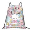 Custom P-Pochaccoes Drawstring Backpack Bags Women Men Lightweight Dog Cartoon Gym Sports Sackpack Sacks for Training