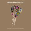 New Sweet Triangle Headband Cute Knitted Flower Headscarf Handmade French Pastoral Style Headwear Photo Props