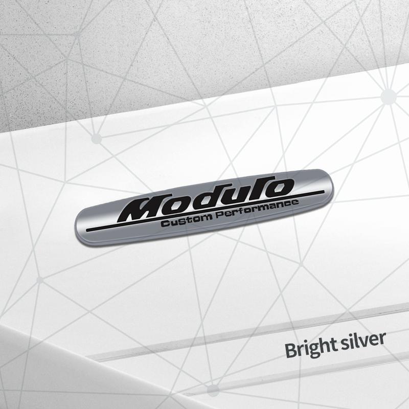 3D Auto Metal Modulo Moduro Badge Car Rear Trunk Emblem Sticker LOGO Decor For Honda Civic City Jazz Vezel Odyssey Accord Fit KU5