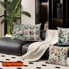 2D Vintage Floral Embossed Style Throw Pillow Covers Pattern Cushion Cover Suitable For Sofa Bedroom Car Pillow Cover