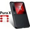 Huawei Pura X Case Protective Cover Purax Classic Edition Genuine Leather Ultra-Thin Full Coverage Shockproof Black