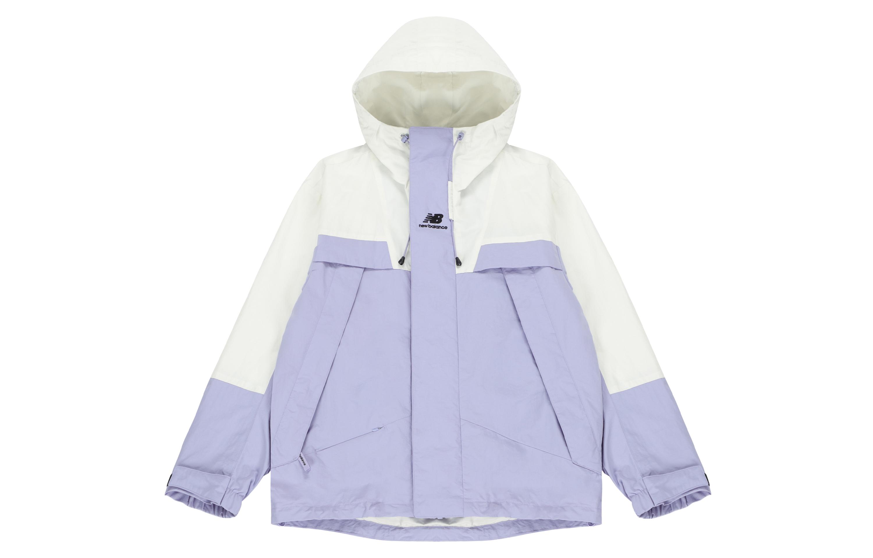 New Balance Jackets Unisex Purple Hooded Moderate Other 5AC14103-DV XXL