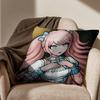 SSuper Danganronpa Goodbye Pillow Case Office Cushions Suitable For Sofa Car Bedroom Decorative Cushion Cover
