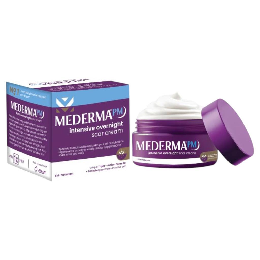 Mederma PM Acne Scar Removal Cream 10g | Overnight Scar Repair & Skin Renewal Formula