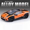 1:24 Scale HURACAN STERRATO URUS Car Model Toy Metal Diecast Sound Light Shock Absorption Models Hobby Presents for Children