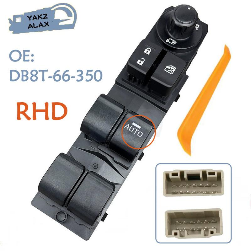 

DB8T-66-350 for Mazda CX-3 2016 Right Hand Driver Side Electric Master Power Window Control Switch Lifter Button DB8T66350