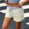 Simple Casual Belted Mid-waist Shorts and Pants Women's Spring and Summer Independent Station
