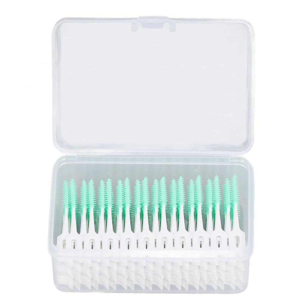 Interdental Brush Disposable Soft Dental Cleaning Floss Toothpicks for Oral Care Adults Children 160pcs