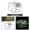 Aquarium Fish Breeder Box Square Suction Cup Hatching Incubator Box for Aggressive Fish Baby Prawn Shrimp Clownfish Newborn Fry