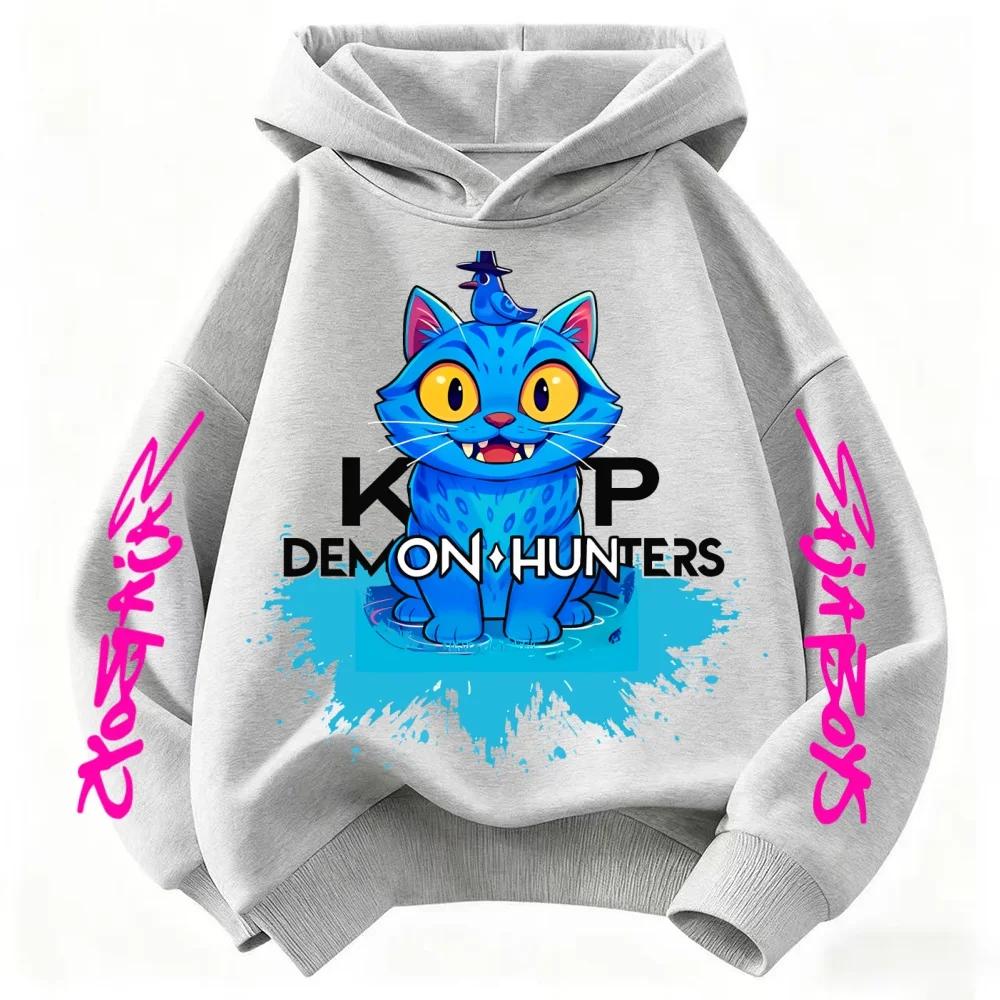 Saja Boys KPop Dämonenjäger Cartoon Kinder Kapuzenpullover Junge Kapuzenpullover Mode Lässige Oberteile Kinder Mädchen Kleidung