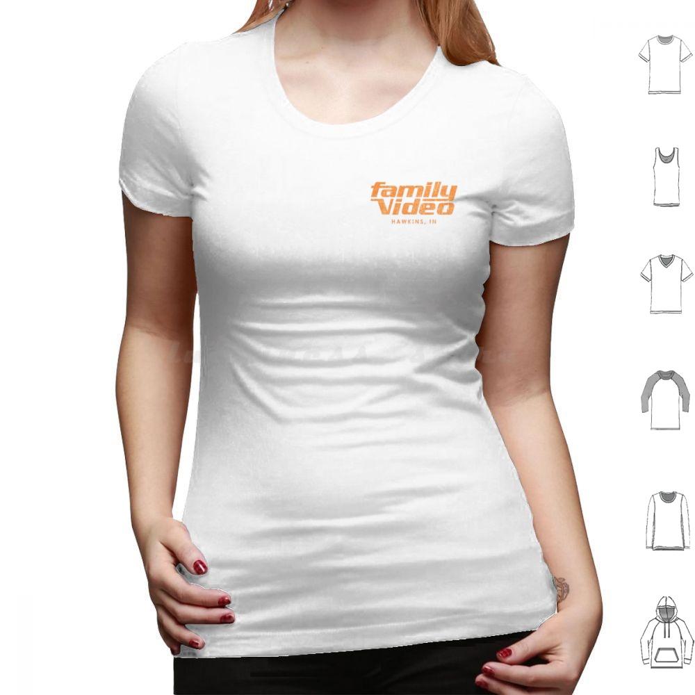 Family Video Hawkins In T Shirt Big Size 100 Cotton Eleven Mileven Millie Bobby Brown Finn Wolfhard Lucas Dustin Steve