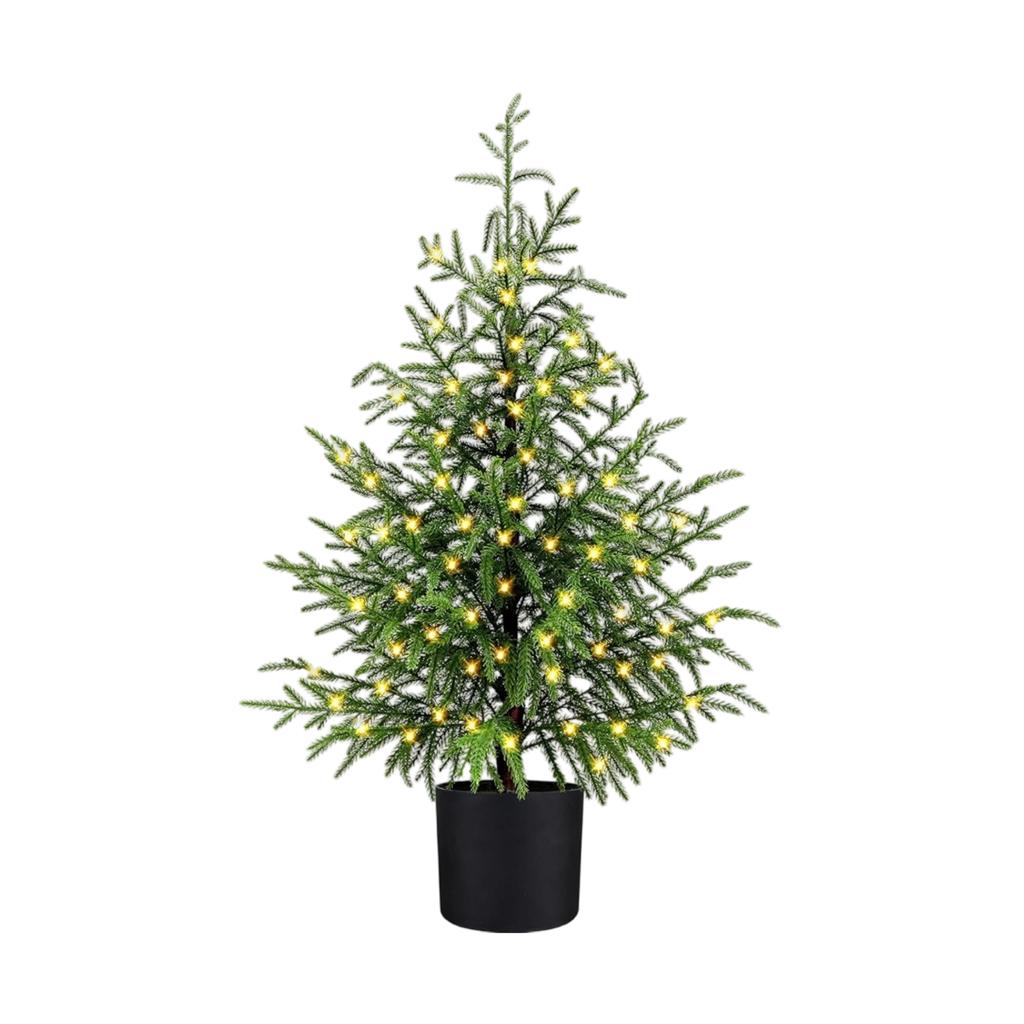 60CM Norfolk Vánoční stromek Vchodové dveře Vánoční stromek Dekorace Vnitřní obývací pokoj Vánoční dekorace