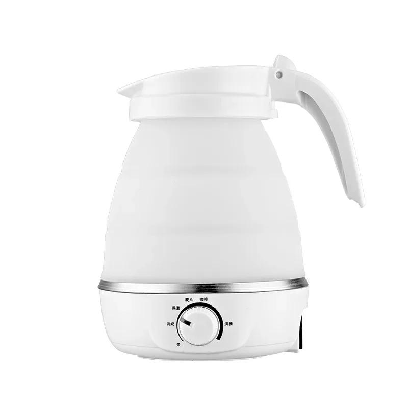 Mini Electric Kettle Silicone Electric Pot Portable Teapot Water Heater Outdoor Travel Home Tea Pot Water Kettle for Camping