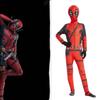 Deadpool Cosplay Jumpsuit With Polyester Spandex For Kids Halloween Party