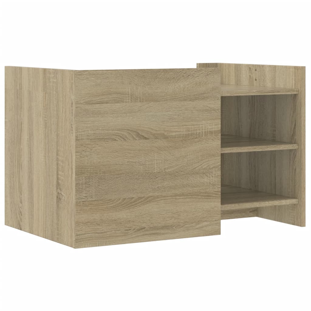 Coffee Table Sonoma Oak 80x50x50 cm Particleboard