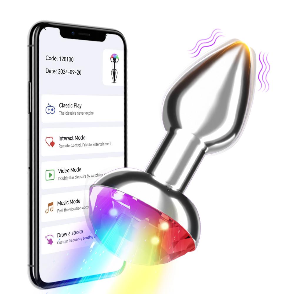 Teleskopischer Anal-Buttplug-Vibrator mit kabelloser Fernbedienung, Prostata-Massagegerät, weiblicher Vagina-Masturbator für Erwachsene, Sexspielzeug für Frauen und Männer