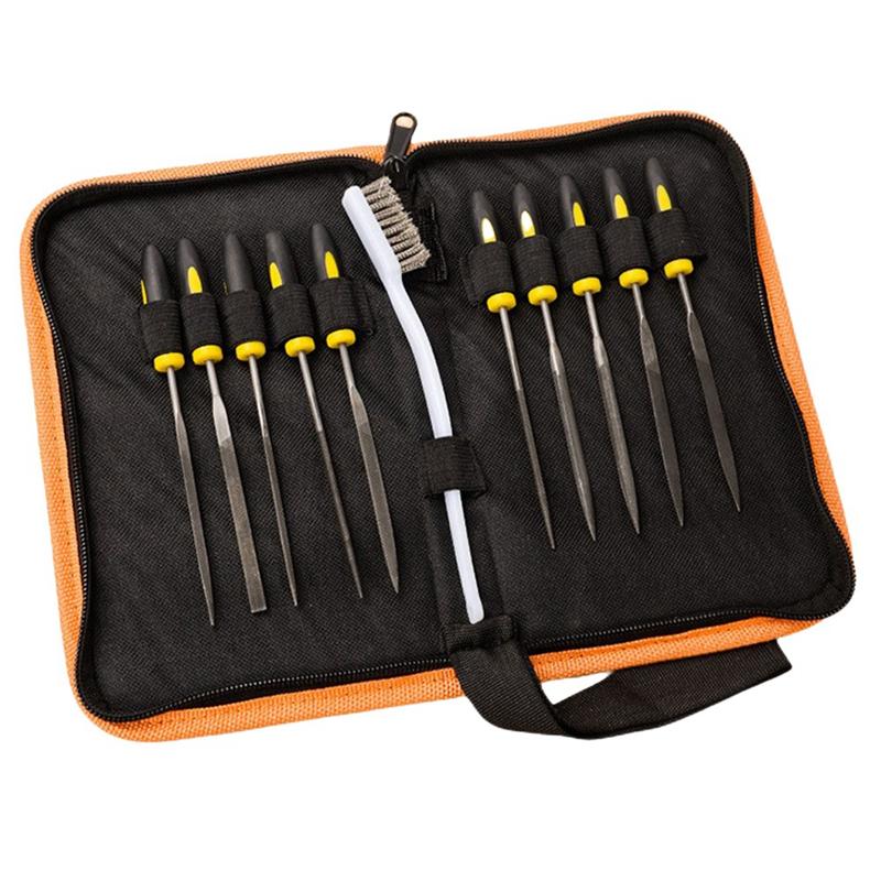 

Promotion! Steel File Set Accessories Small Steel File Grinding Tool DIY Tool With Storage Bag And Steel Brush