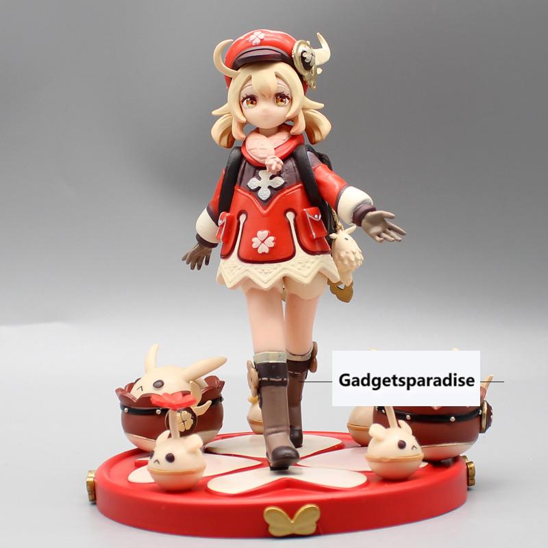 15 CM Anime Genshin Impact Klee Stand wersja pcv figurka GK zabawka-model do kolekcjonowania dekoracyjny prezent